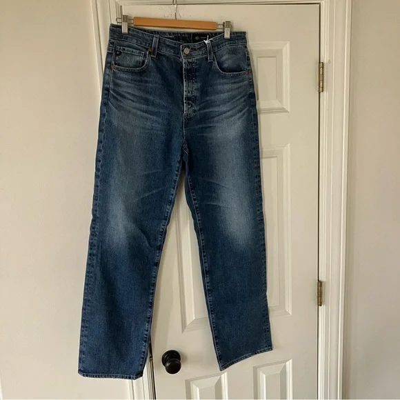 NWT AG Adriano Goldschmied Womens Alexxis Vintage High Rise Straight Jean (31) - Picture 3 of 16
